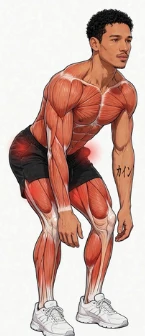 Illustration of the Romanian Deadlift
