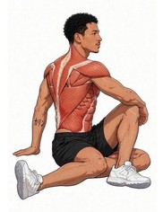 Illustration of the Seated Spinal Twist