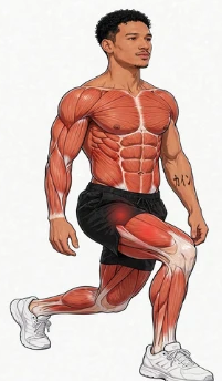 Illustration of the Reverse Lunge