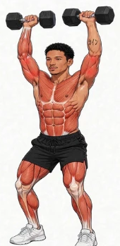 Illustration of the Overhead Press
